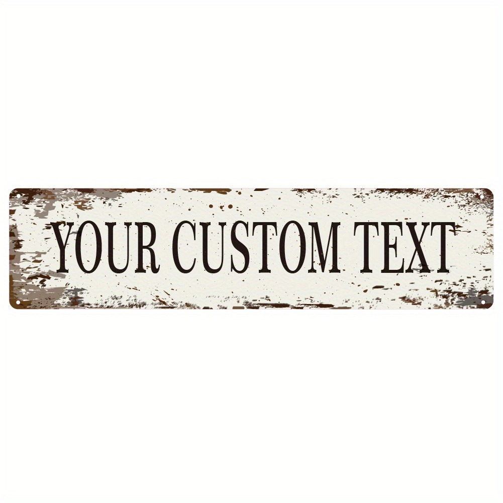 Personalized Retro Metal Sign, - огляд і ціна Outdoor Furniture Metal