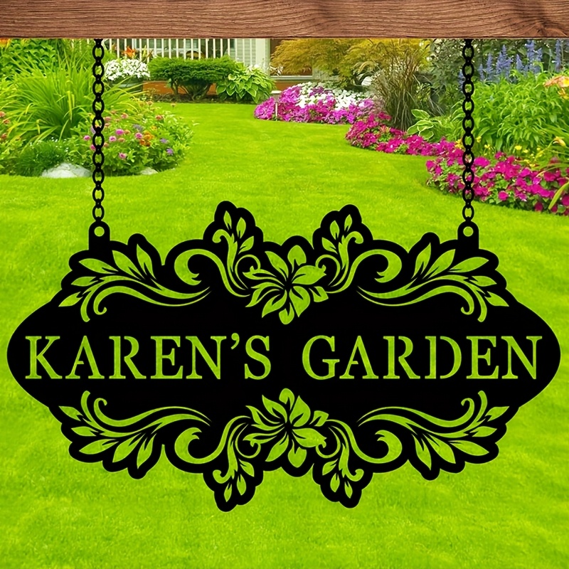 Custom Metal Art Sign with Nam - огляд і ціна Outdoor Furniture Metal