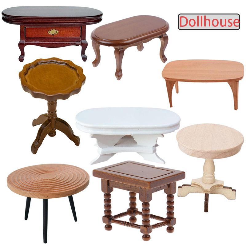 1:12 Dollhouse Miniature Round - огляд і ціна Outdoor Furniture Wood