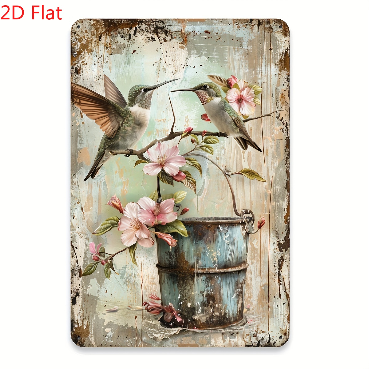 1pc Vintage Hummingbird & Flor - огляд і ціна Outdoor Furniture Metal